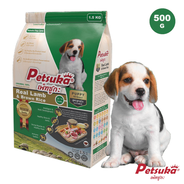 Petsuka Premium Dog Food Puppy Formula (All breed) Size 500G